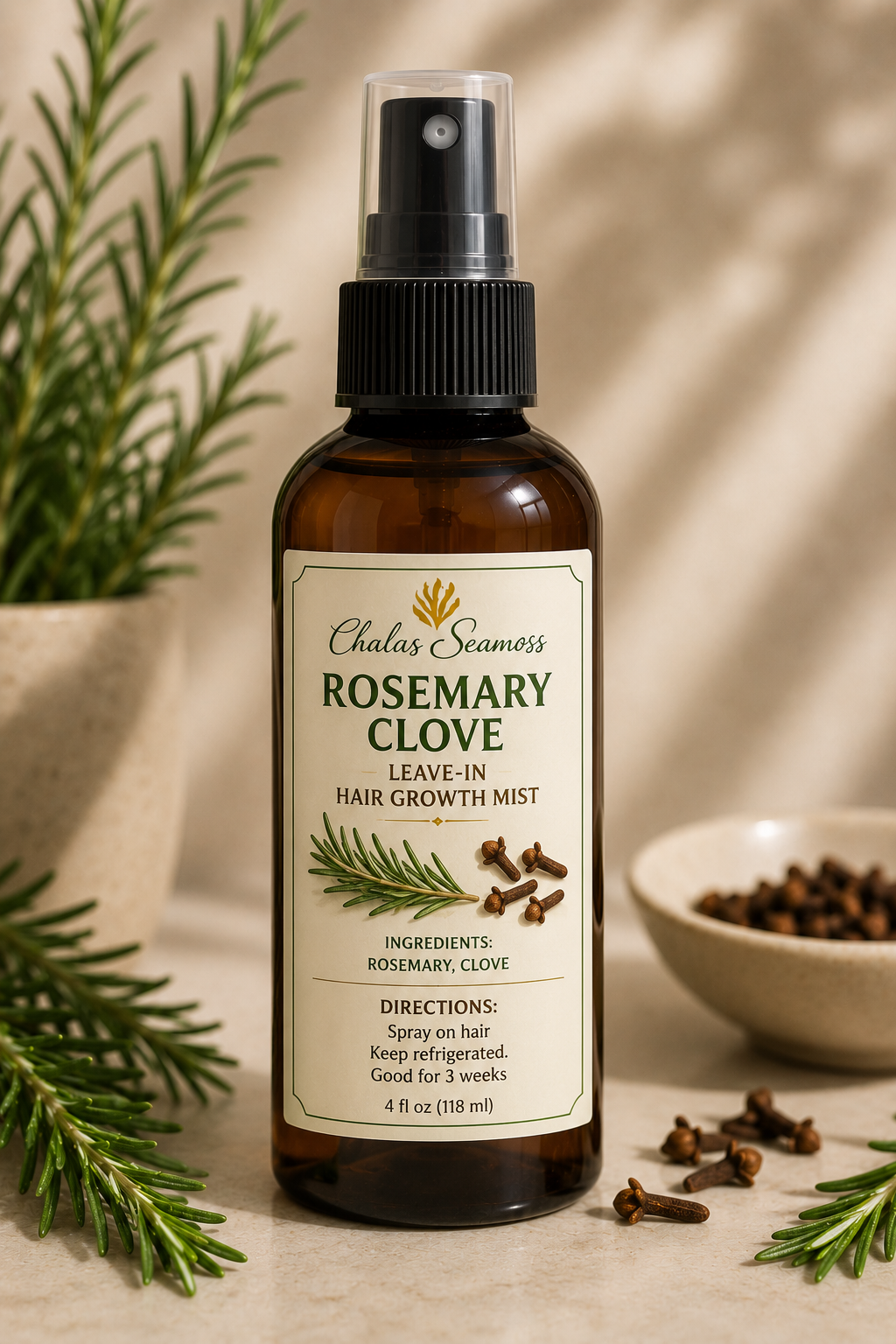 Rosemary/Clove Hair Growth Mist