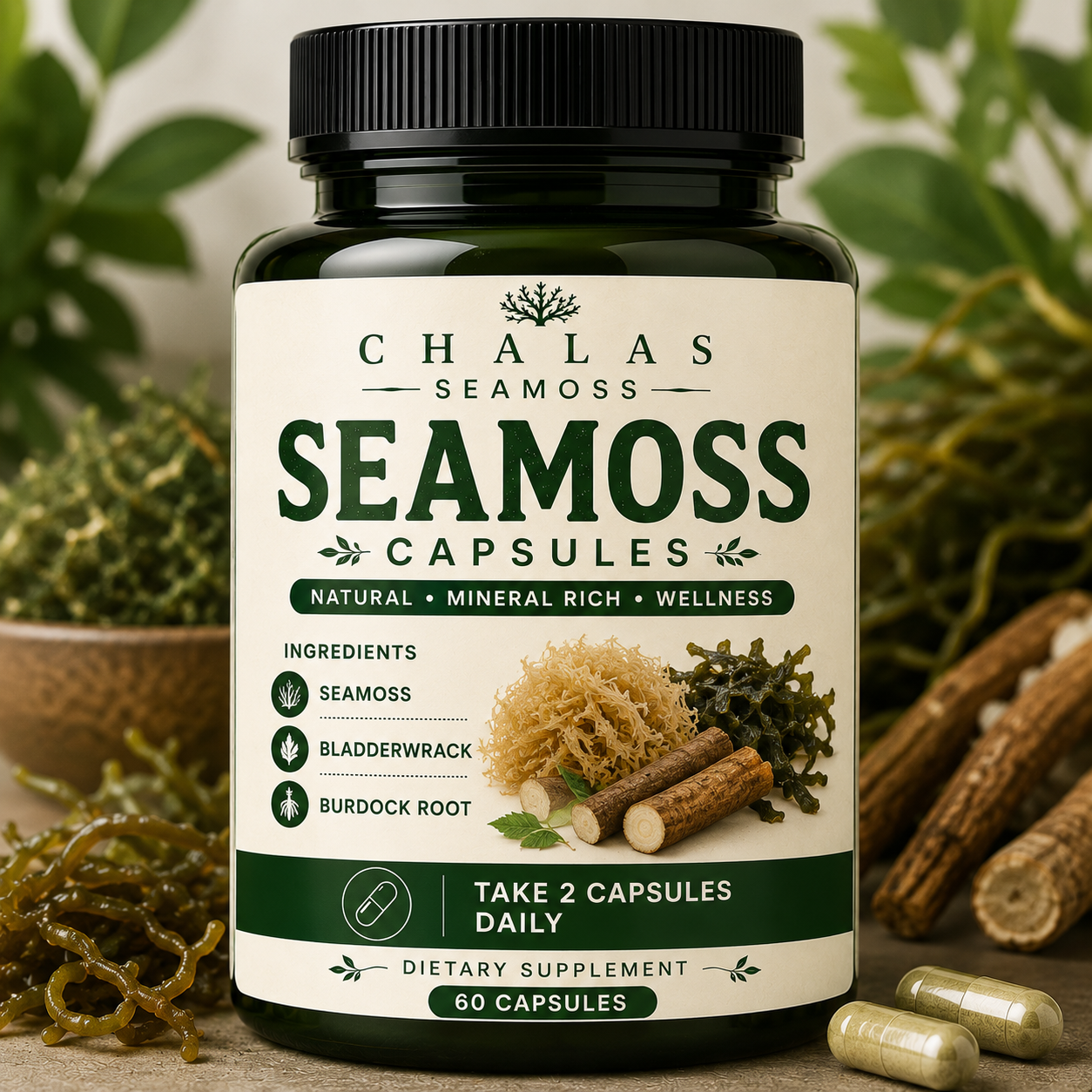 Seamoss Capsules (60ct)