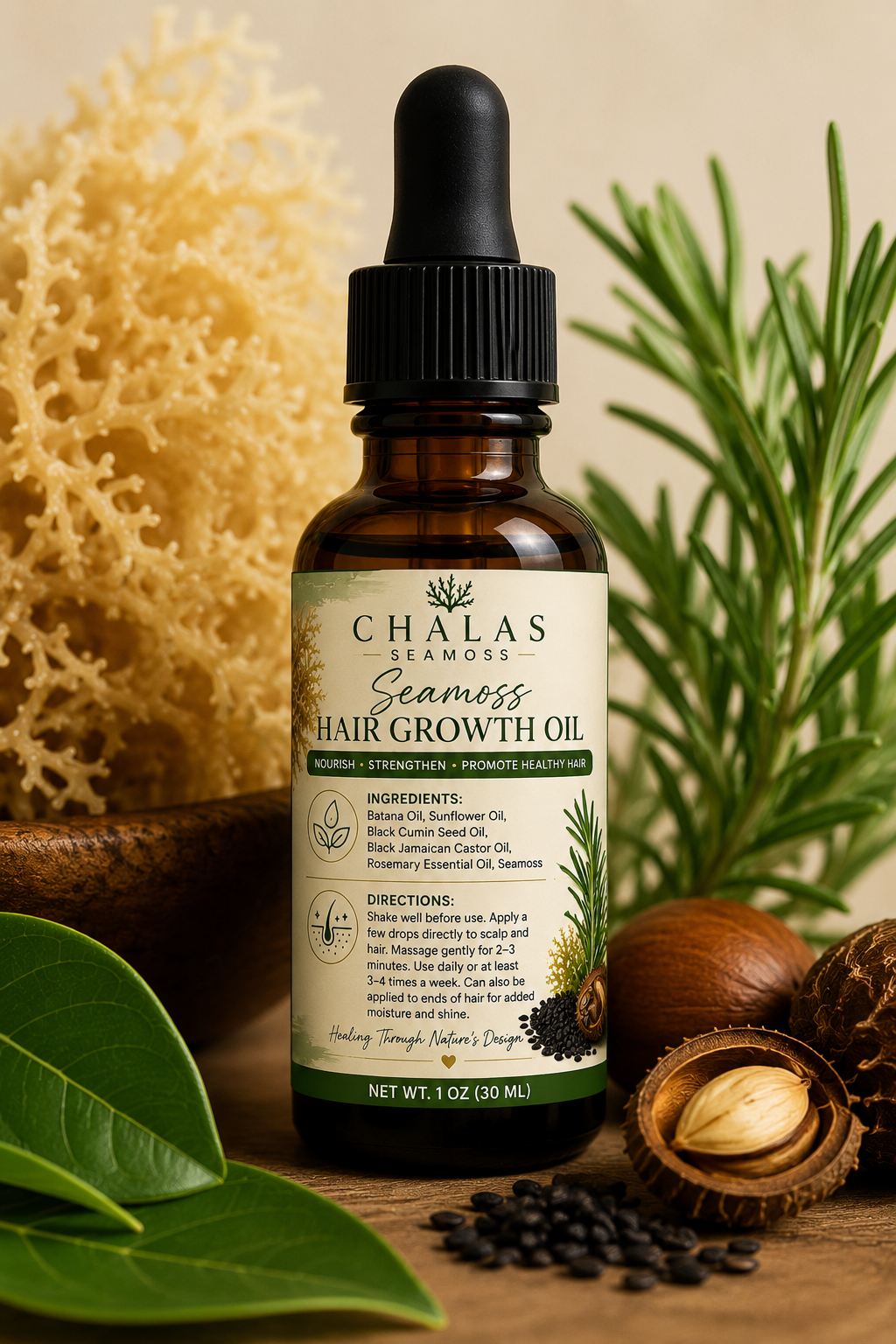 Seamoss Hair Oil