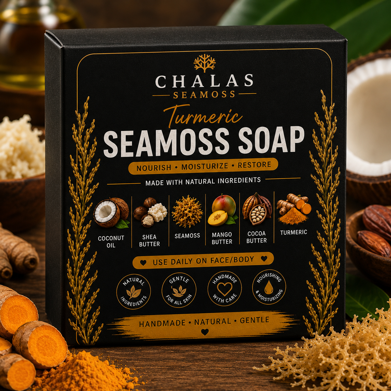 Seamoss Turmeric Soap